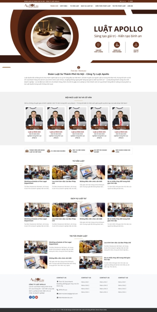 Theme wordpress công ty luật sư 7