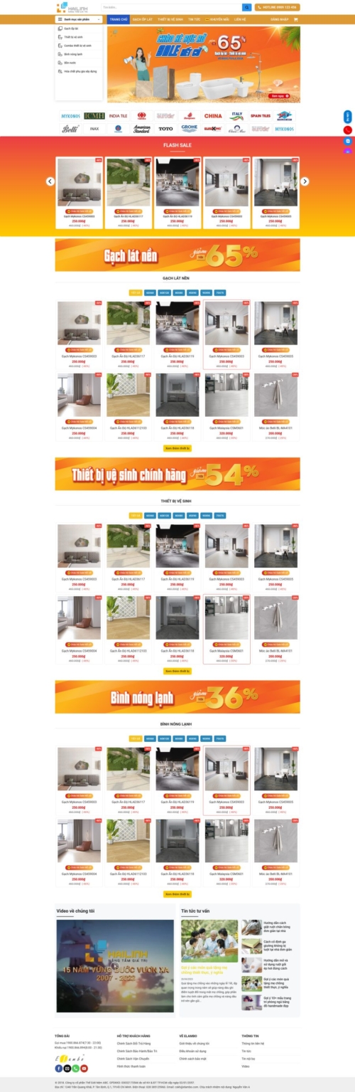 Theme wordpress bán gạch và thiết bị vệ sinh 3